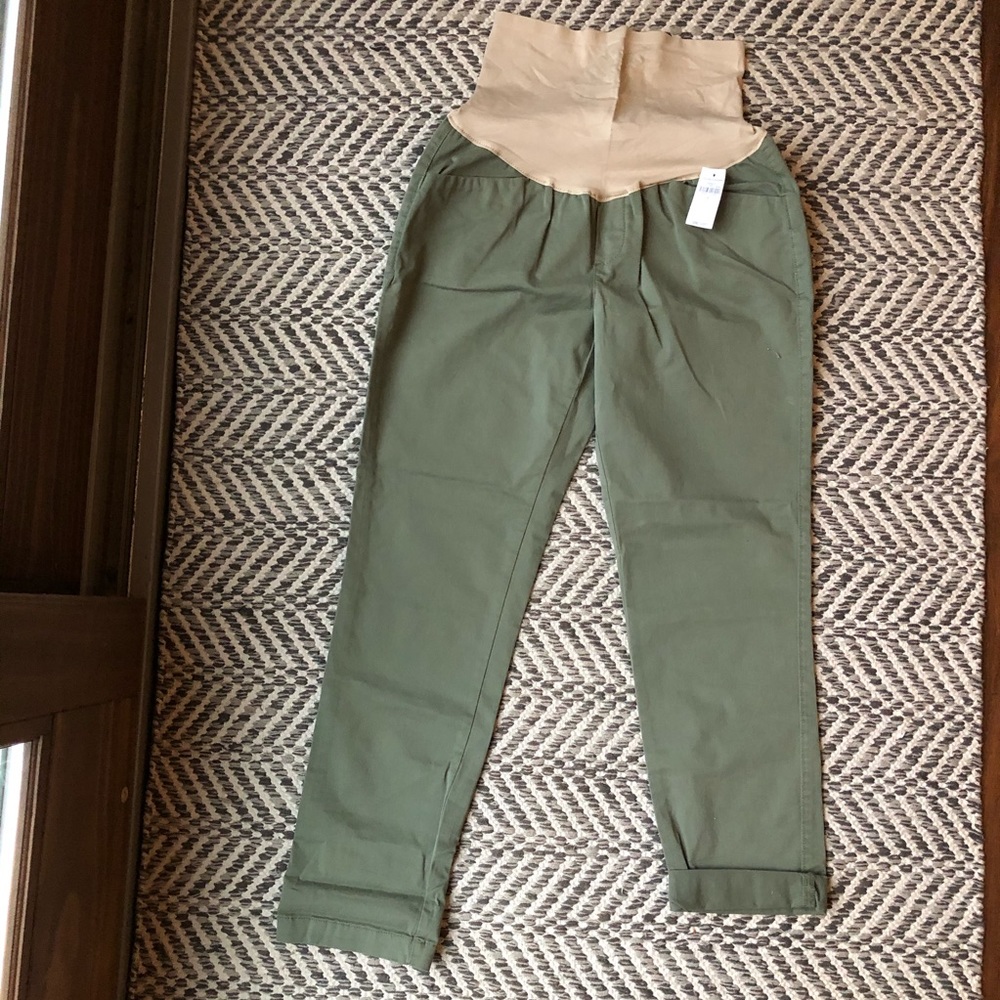 GAP Maternity Full Panel Girlfriend Chinos